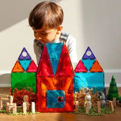 Magna-Tiles - Clear Colors 48 Piece DX Set