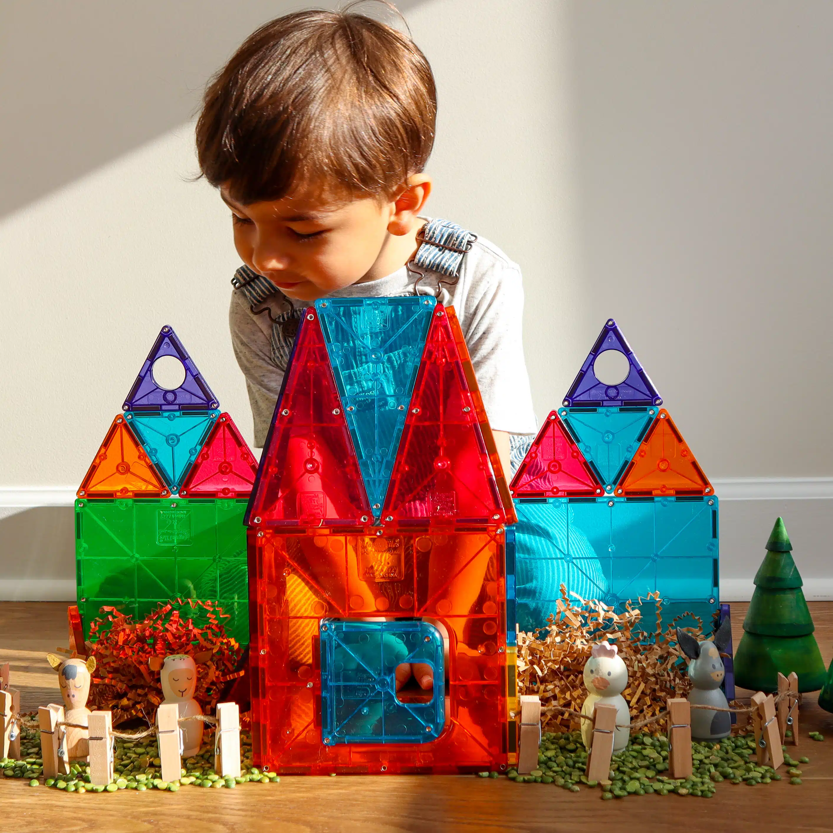 Magna-Tiles - Clear Colors 48 Piece DX Set