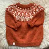 AMMA Knitwear - Nordic Sweater - Flower Pattern 92