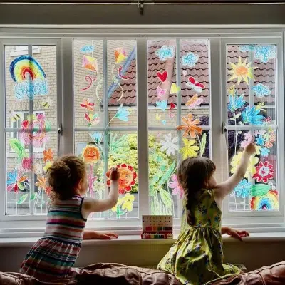 Kitpas - Medium rijstwax - (raam) krijt 24 stuks