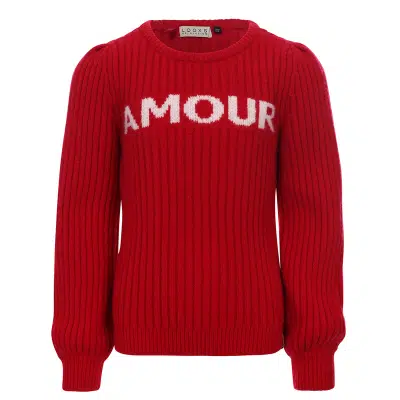 Looxs - intarsia pullover - Bright Red 98