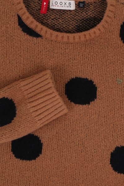 Looxs - knitted dot dress - Dot 128