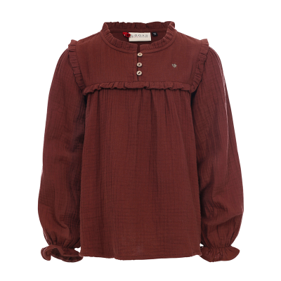 Looxs - mousseline blouse - Red Wine 92
