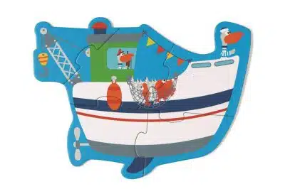 Beginnerspuzzel Voertuigen 5 in 1