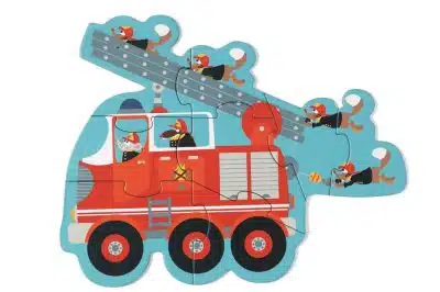 Beginnerspuzzel Voertuigen 5 in 1