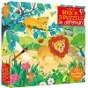 Boek & 3 Puzzels - De Dierentuin