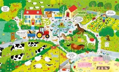 Boek & Puzzel - Op de boerderij