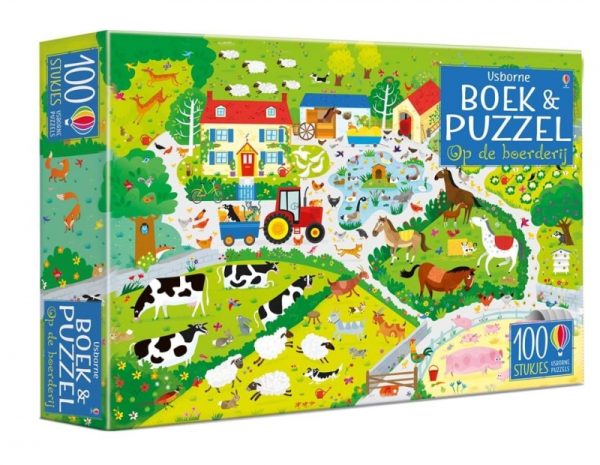 Boek & Puzzel - Op de boerderij