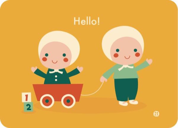 Bora kaart - Hello Little Girl