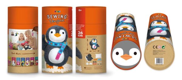 DIY Sewing kit - Mijn eerste Pop - Pinguin
