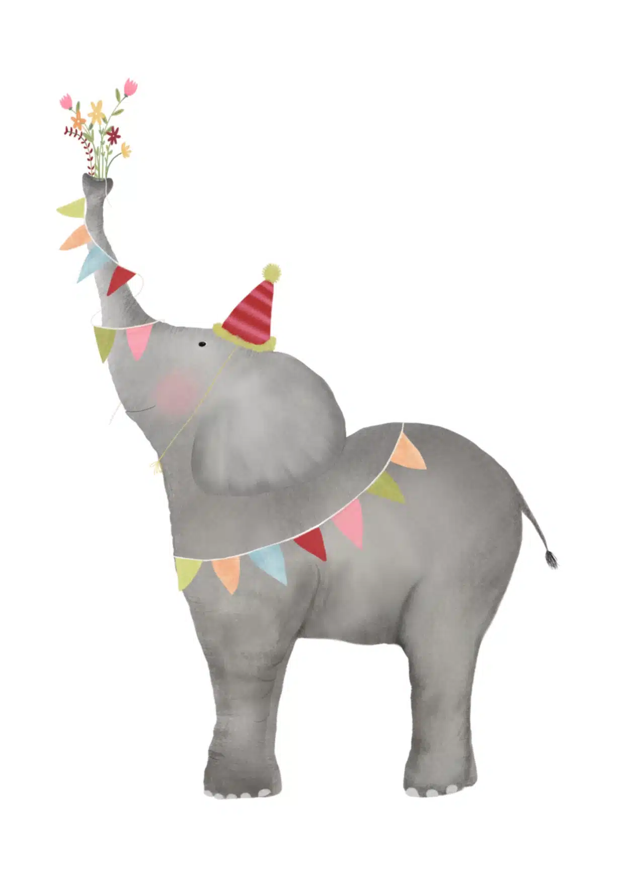 Getekend door Zusje A5 - Olifant en varken
