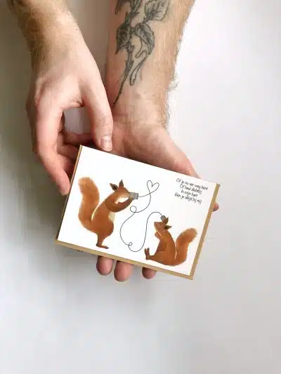 Getekend door Zusje A6 - Eekhoorns: Bij Mij