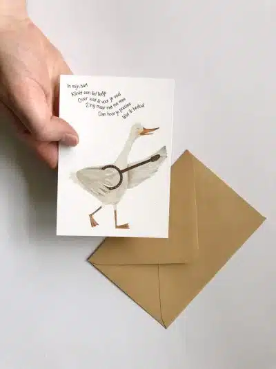 Getekend door Zusje A6 - Gans: In mijn hart