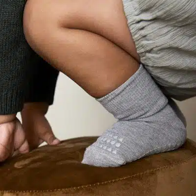 Go Baby Go - Wol - Grey Melange 17-19