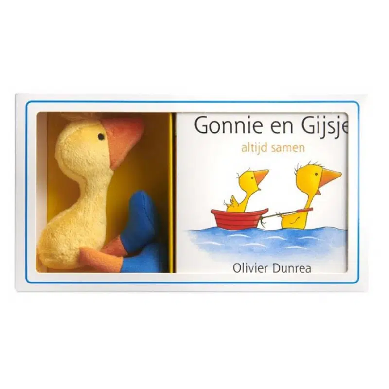 Gonnie en Gijsje - Met pluchen Gijsje