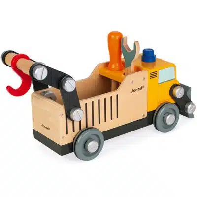 Janod - Brico'kids - Vrachtwagen wegwerker