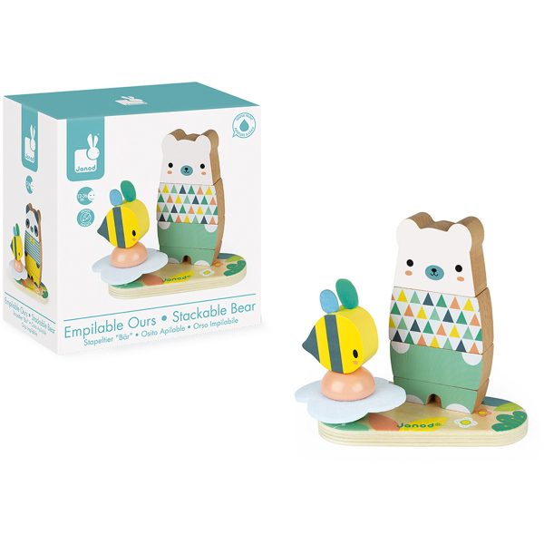 Janod Pure - Stapelfiguur Beer
