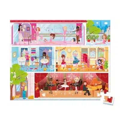Janod - Puzzelkoffer De Dansschool