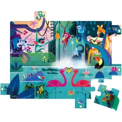 Janod Verrassingspuzzel - Feest in de Jungle