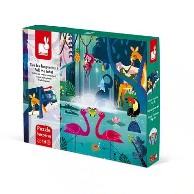 Janod Verrassingspuzzel - Feest in de Jungle