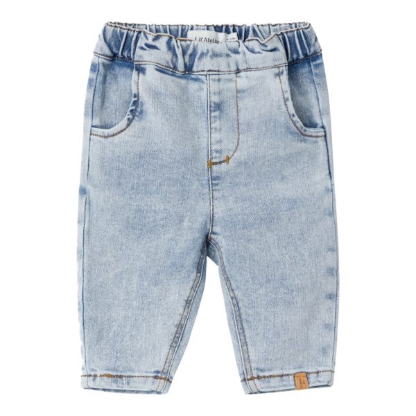 Lil' Atelier - Ben - Tapered Jeans 4412 Light Blue Denim 56