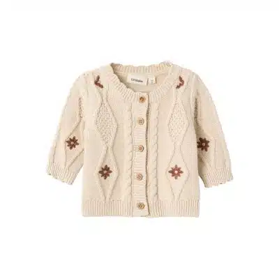 Lil' Atelier - Tila - Knit Cardigan Fog 80