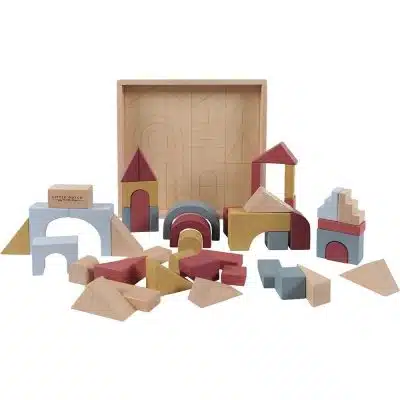 Little Dutch - Houten Blokkendoos FSC 47-delig