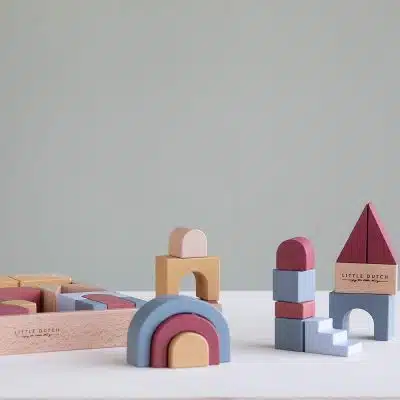 Little Dutch - Houten Blokkendoos FSC 47-delig