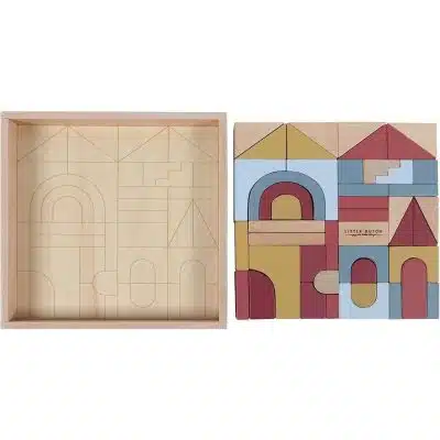 Little Dutch - Houten Blokkendoos FSC 47-delig