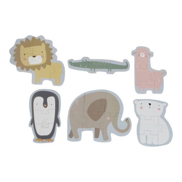 Little Dutch - Puzzel dieren 6-in-1