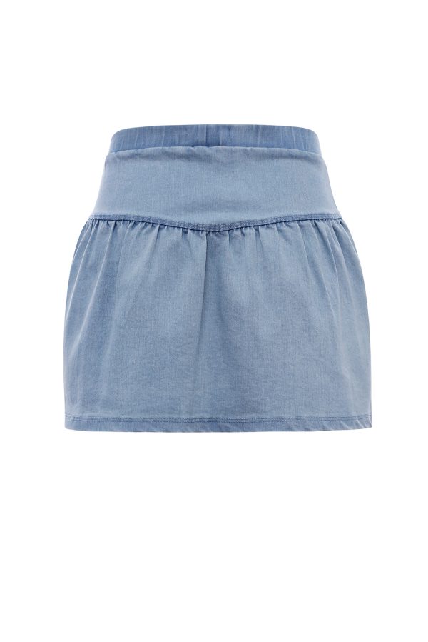 LOOXS Little - denim skirt - bleach denim 98
