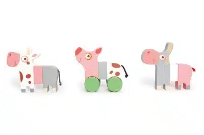 Scratch - Magnetische Boerderijdieren op wielen