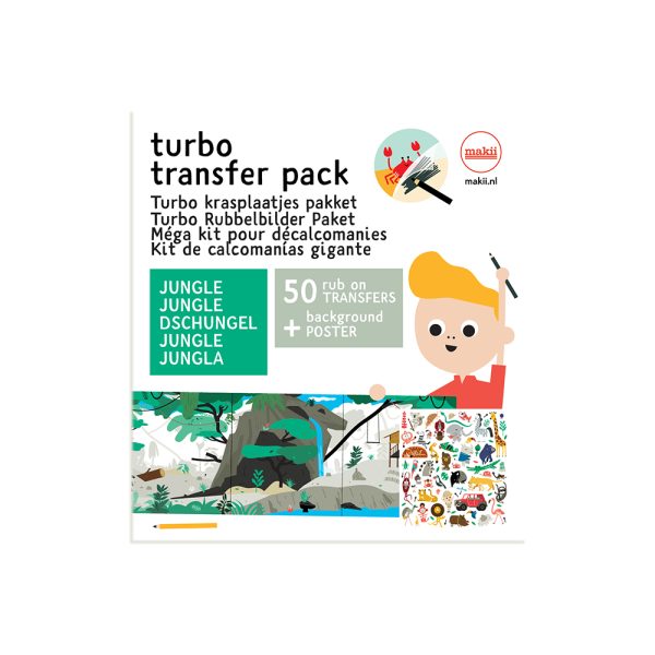 Makii - Turbo krasplaatjes Pakket - Jungle