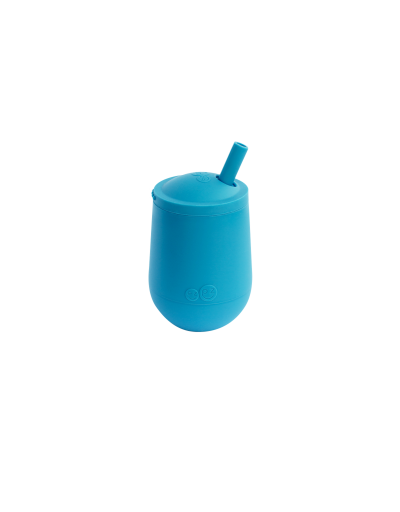 EZPZ - Mini Cup+ Rietje (trainbeker) - Blue