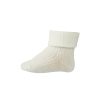 MP Denmark - Cotton rib baby socks - Snow White 15-16