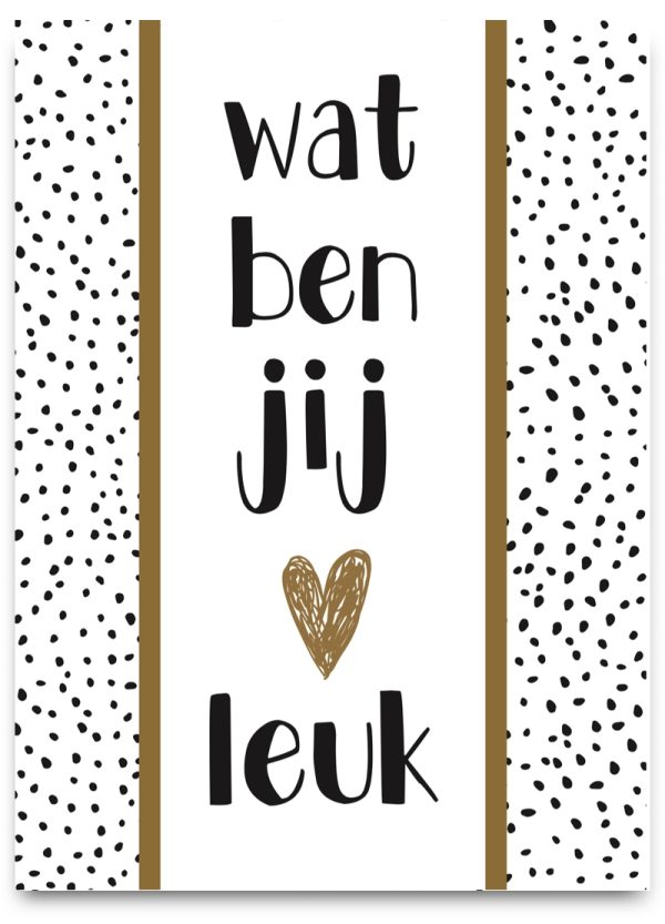 Pepermint kaart - Wat ben jij leuk