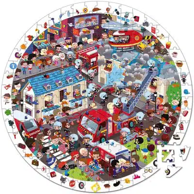 Janod - Puzzel - Brandweer