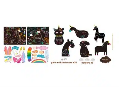 Scratch - Eenhoorns - met splitpennen