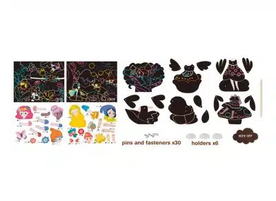 Scratch - Feetjes in de tuin - met splitpennen