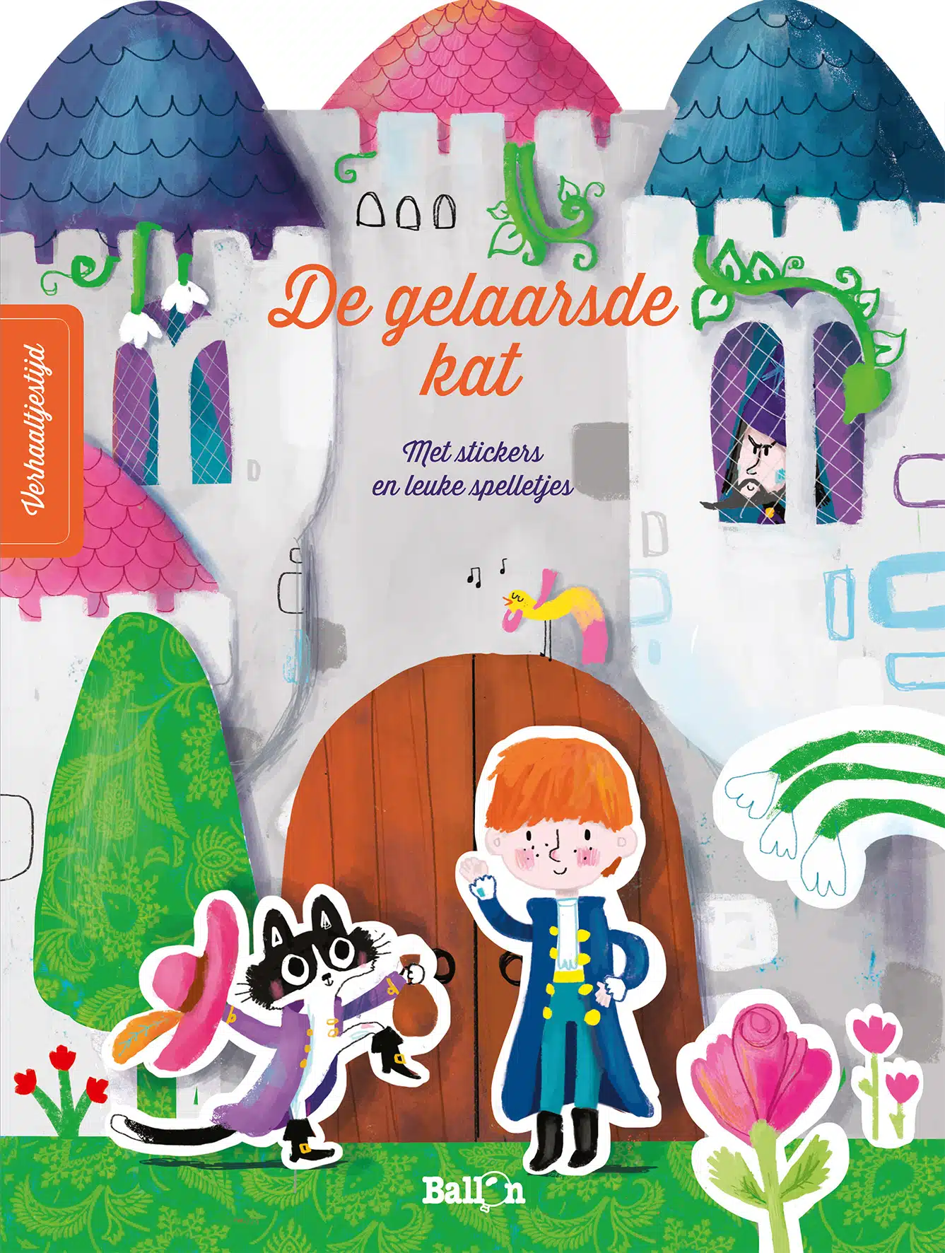 Ballon - Sprookjesstickerboek- De Gelaarsde Kat