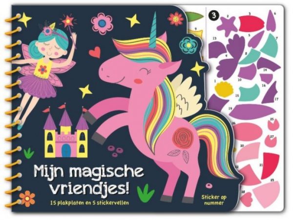 Stickeren op nummer - Mijn magische vriendjes