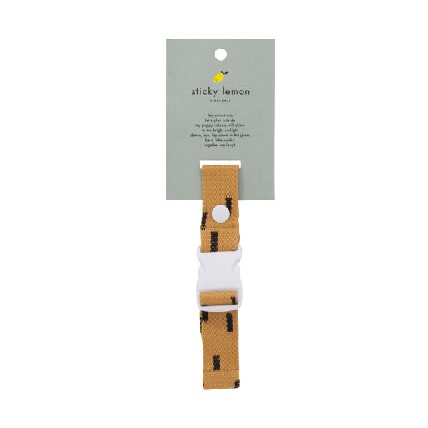 Sticky Lemon Chest Strap - Panache Gold