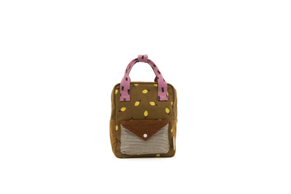 Sticky Lemon- Small backpack corduroy – special edition – Gingerbread