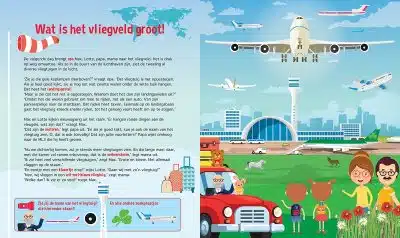 Zaklampboek - Voor het eerst met het vliegtuig