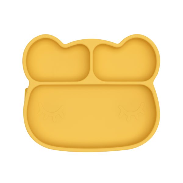 Bord - Bear Sticky Plate - Yellow