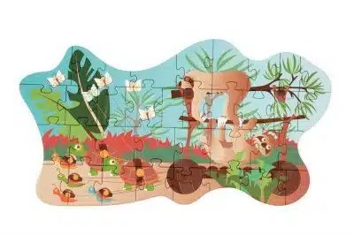 Scratch - Compact Puzzel Contour Luiaard