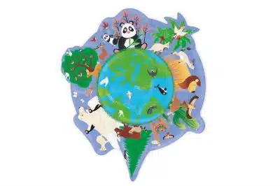 Scratch - Compact Puzzel Contour Wereld