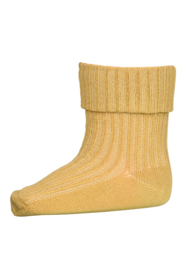 MP cotton rib - baby sok - khaki - mt 15-16