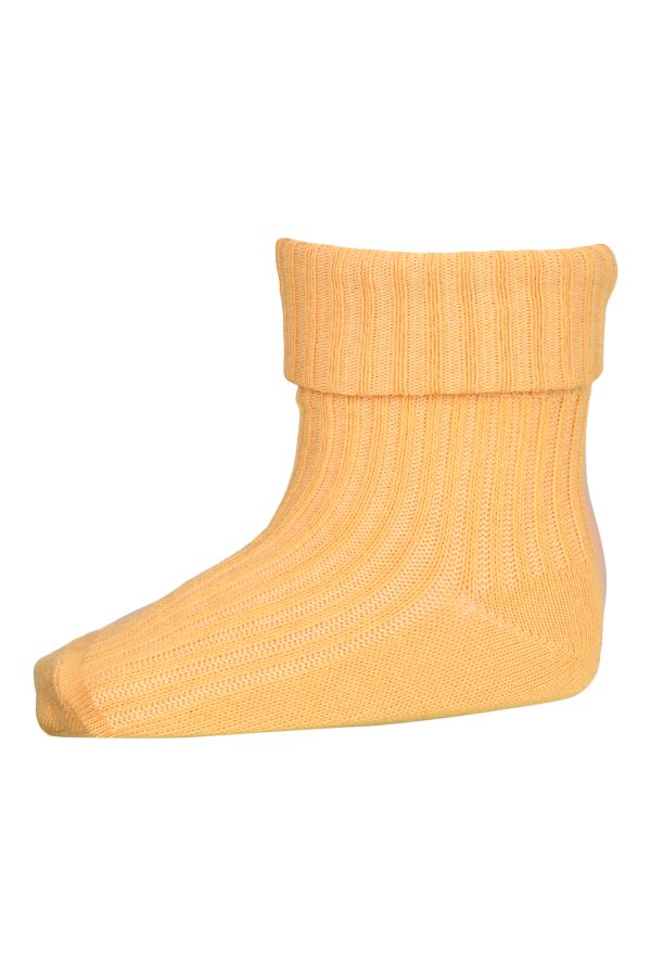 MP cotton rib - baby sok - ochre mt 15-16