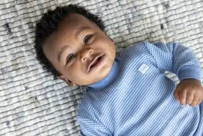 Feetje - Pyjama wafel - Blue melange 92